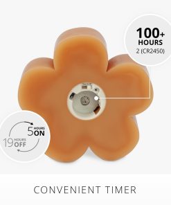 Sunlit Honey Flower Flameless Candle Tealight