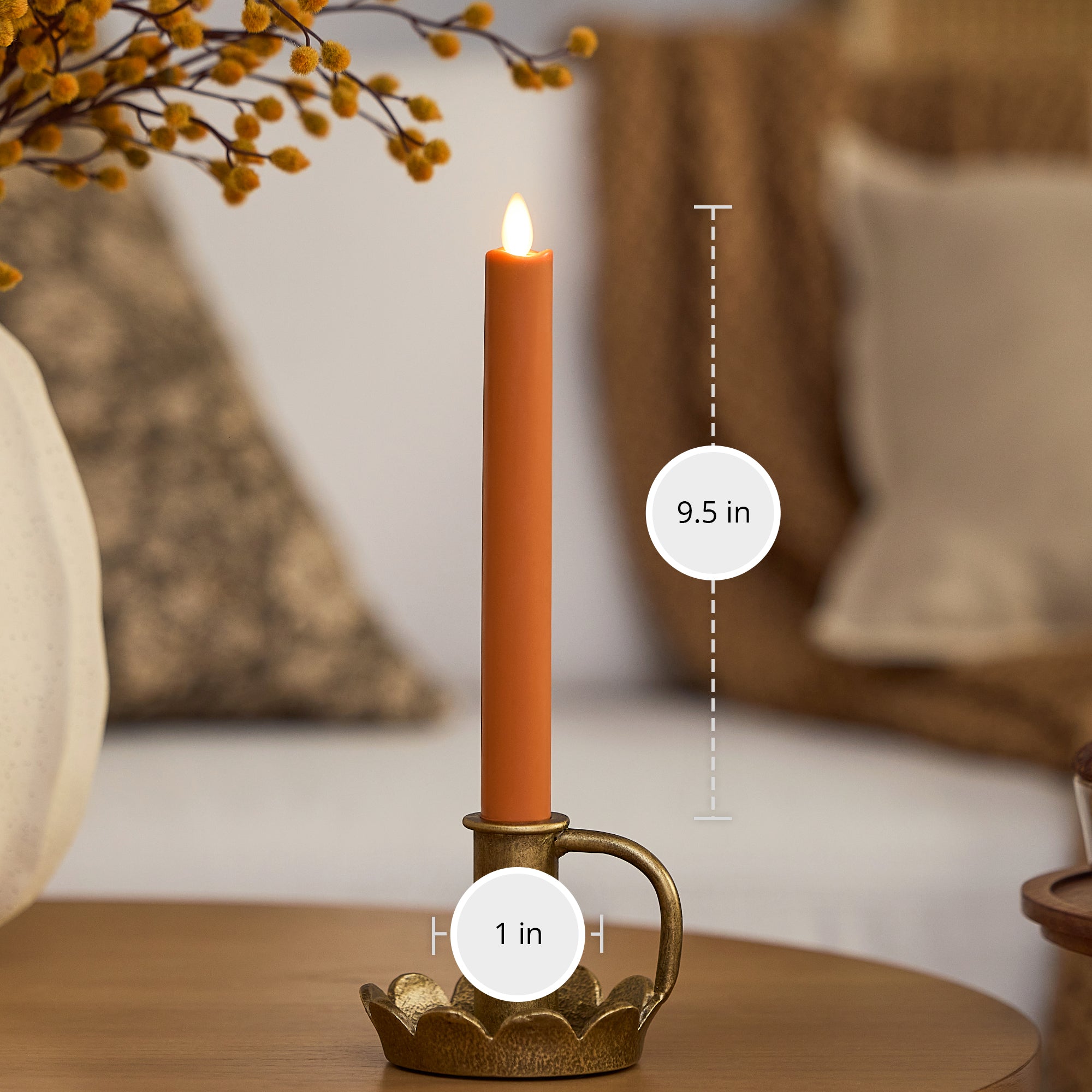 sm-image-0c2299e47d88a2d7677b7ee5 Marmalade Flameless Candle Taper