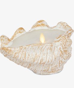 Clamshell Flameless Candle