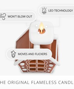 Gingerbread House Flameless Candle