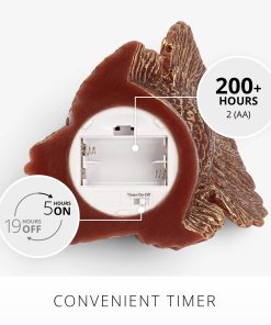 Metallic Cappuccino Flameless Candle Turkey