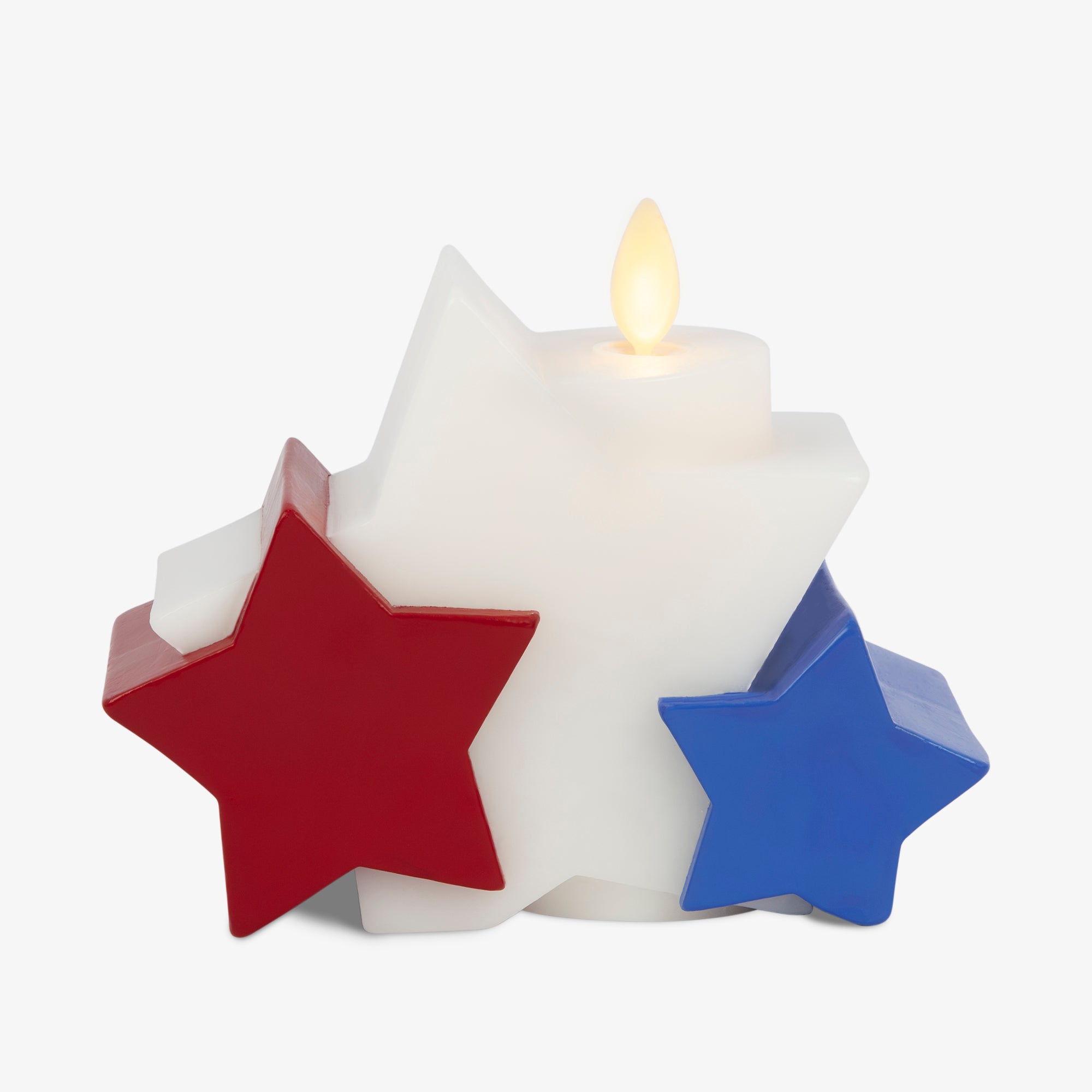 sm-image-12b9dcc55806b6ec3f16c1a7 Bright White Liberty Stars Flameless Candle