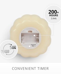 Pearl Ivory Flameless Candle Jack-o'-lantern