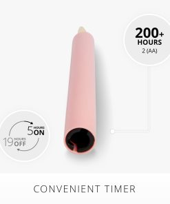 Saga Rose Flameless Candle Taper
