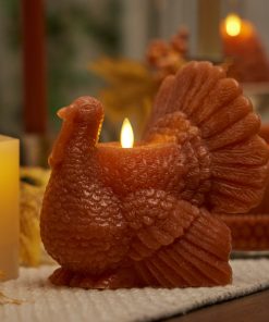 Adobe Flameless Candle Turkey