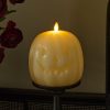 Pearl Ivory Flameless Candle Jack-o'-lantern