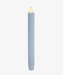Cashmere Blue Flameless Candle Taper