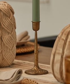 Brass Wrought Iron Taper Holder