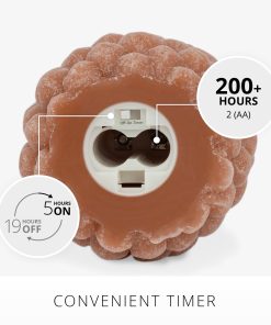 Caramel Café Flameless Candle Pinecone