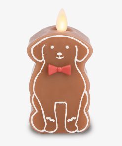 Gingerbread Dog Flameless Candle