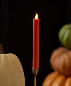 Harvest Pumpkin Flameless Candle Taper