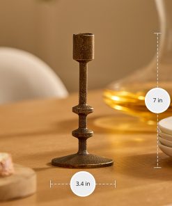 Brass Wrought Iron Modern Taper Holders