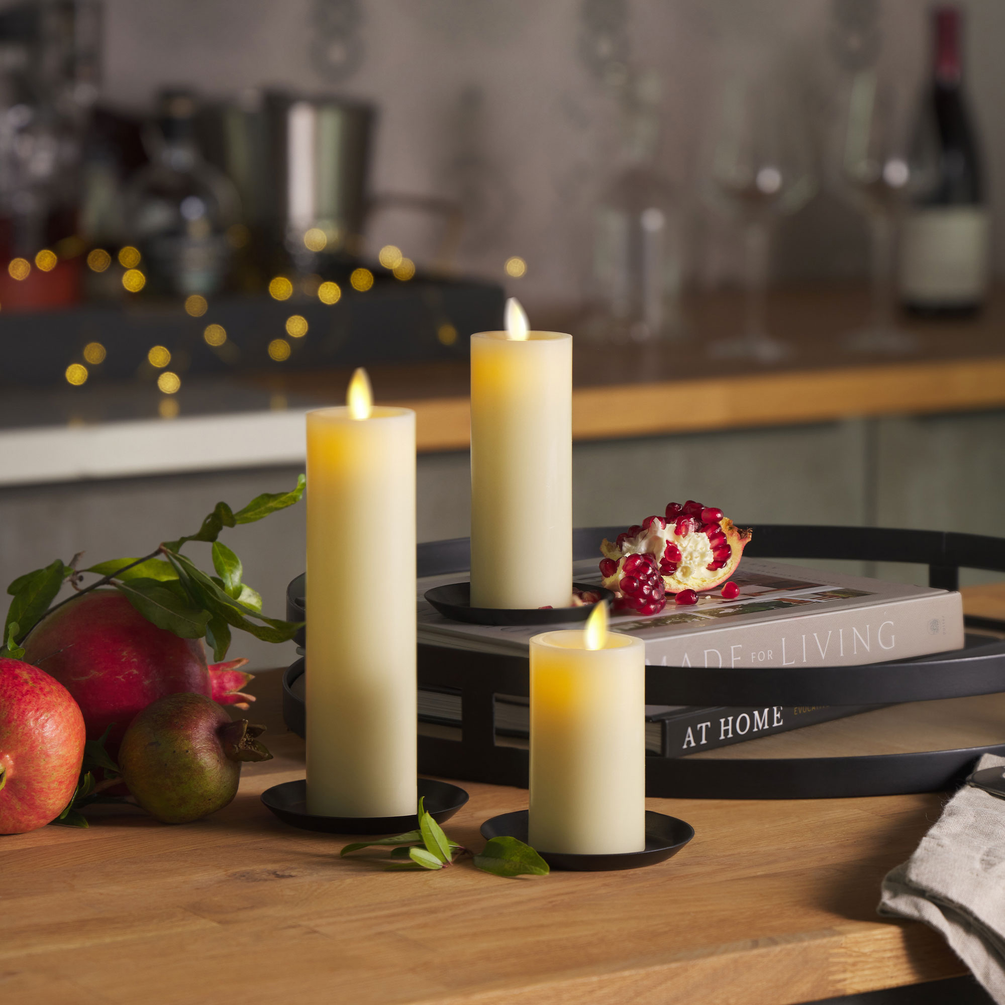 sm-image-24dd0e5486adbf37e0441125 Ivory Flameless Candle Slim Pillar - Recessed Top - 2" Width