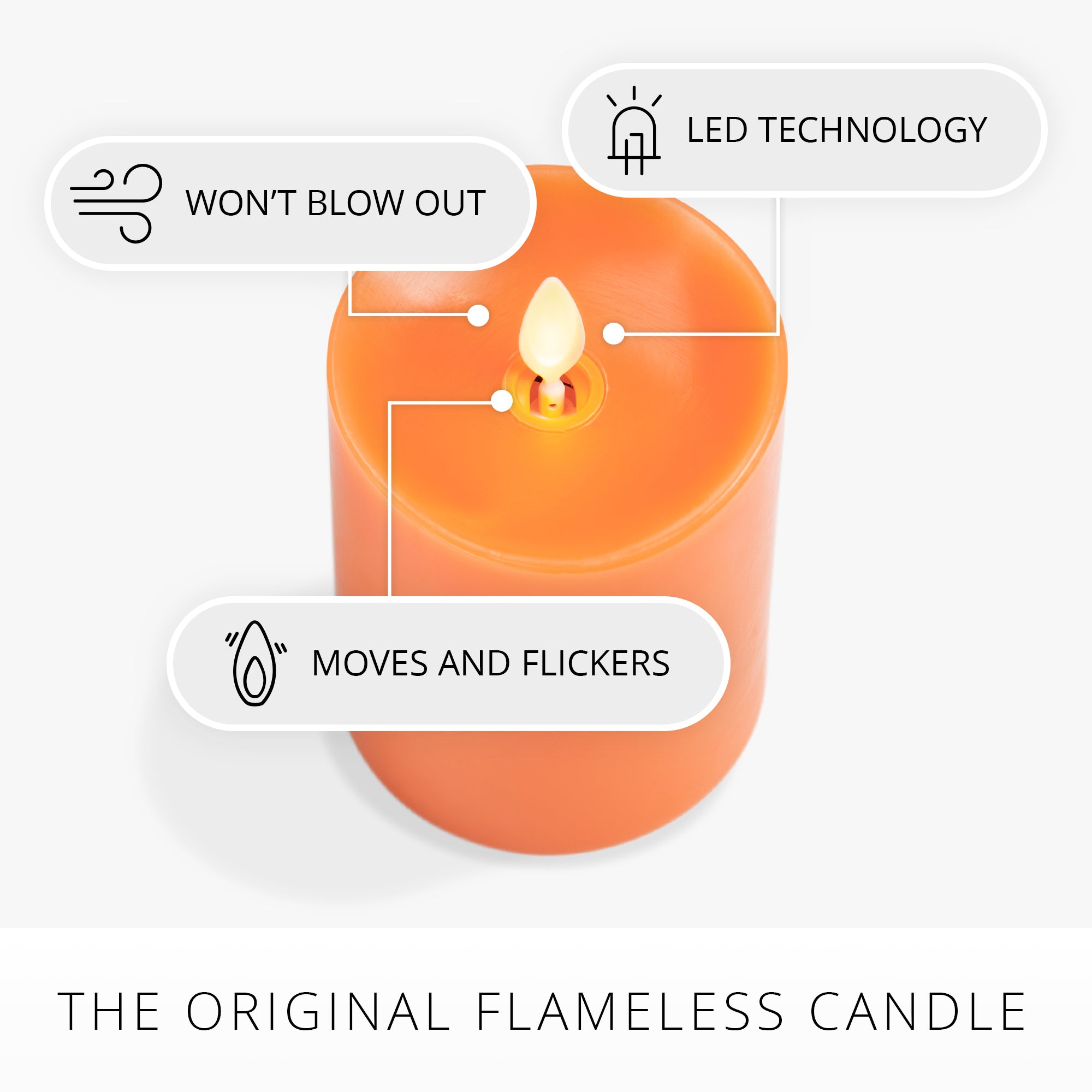 sm-image-286c28ba229e52fa3007e0cf Russet Orange Flameless Candle Pillar