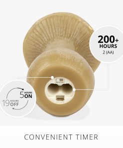 Khaki Large Mushroom Flameless Candle