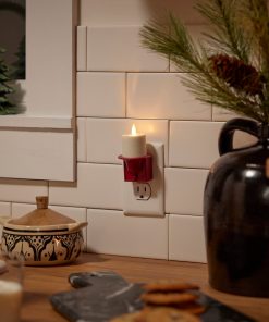 Holiday Red Flameless Candle Nightlight