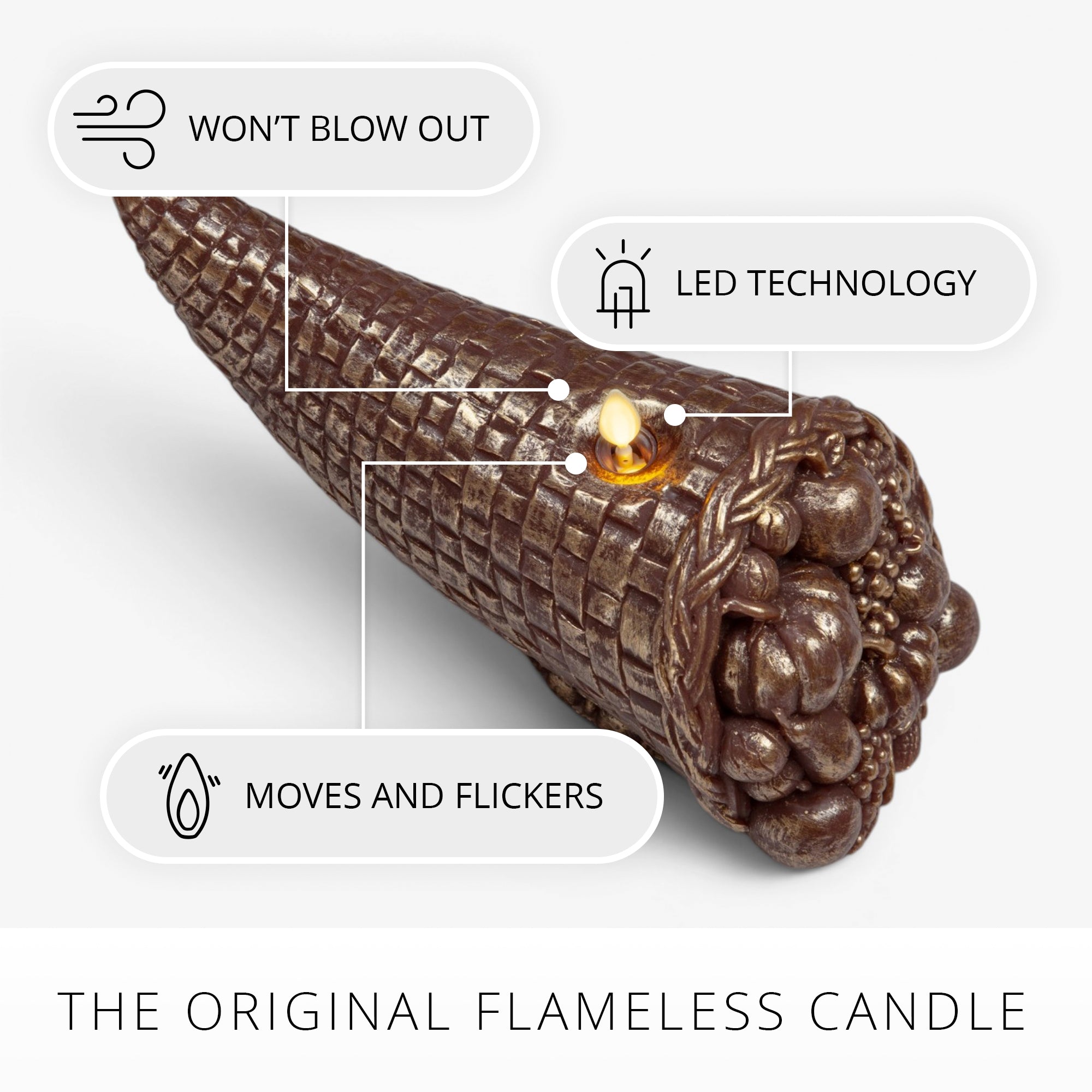 sm-image-2d9f1dac91fcaf8e2c5e436a Metallic Cappuccino Flameless Candle Cornucopia