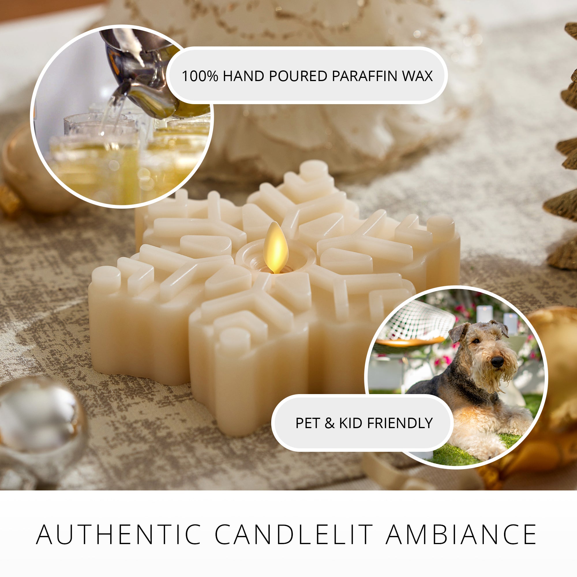 sm-image-2f15d58cbcfd95f5a40eced4 White Swan Flameless Candle Snowflake Tealight