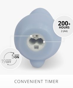 Cashmere Blue Flameless Candle Bunny