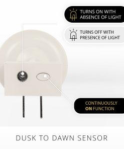 White Flameless Candle Nightlight