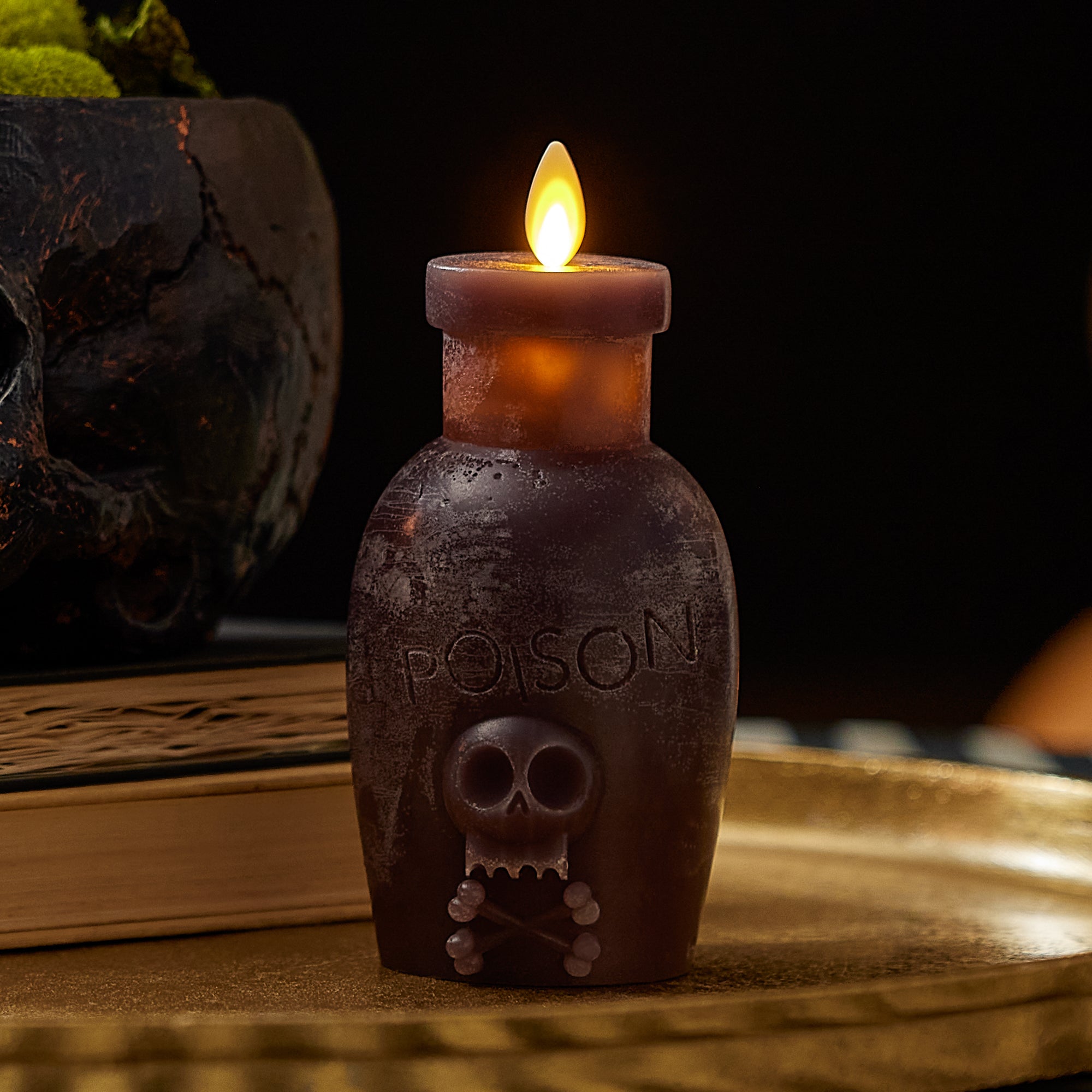 sm-image-36abc76f6c4ec1f914690476 Dark Chocolate Chalky Flameless Candle Poison Bottle