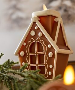 Gingerbread House Flameless Candle