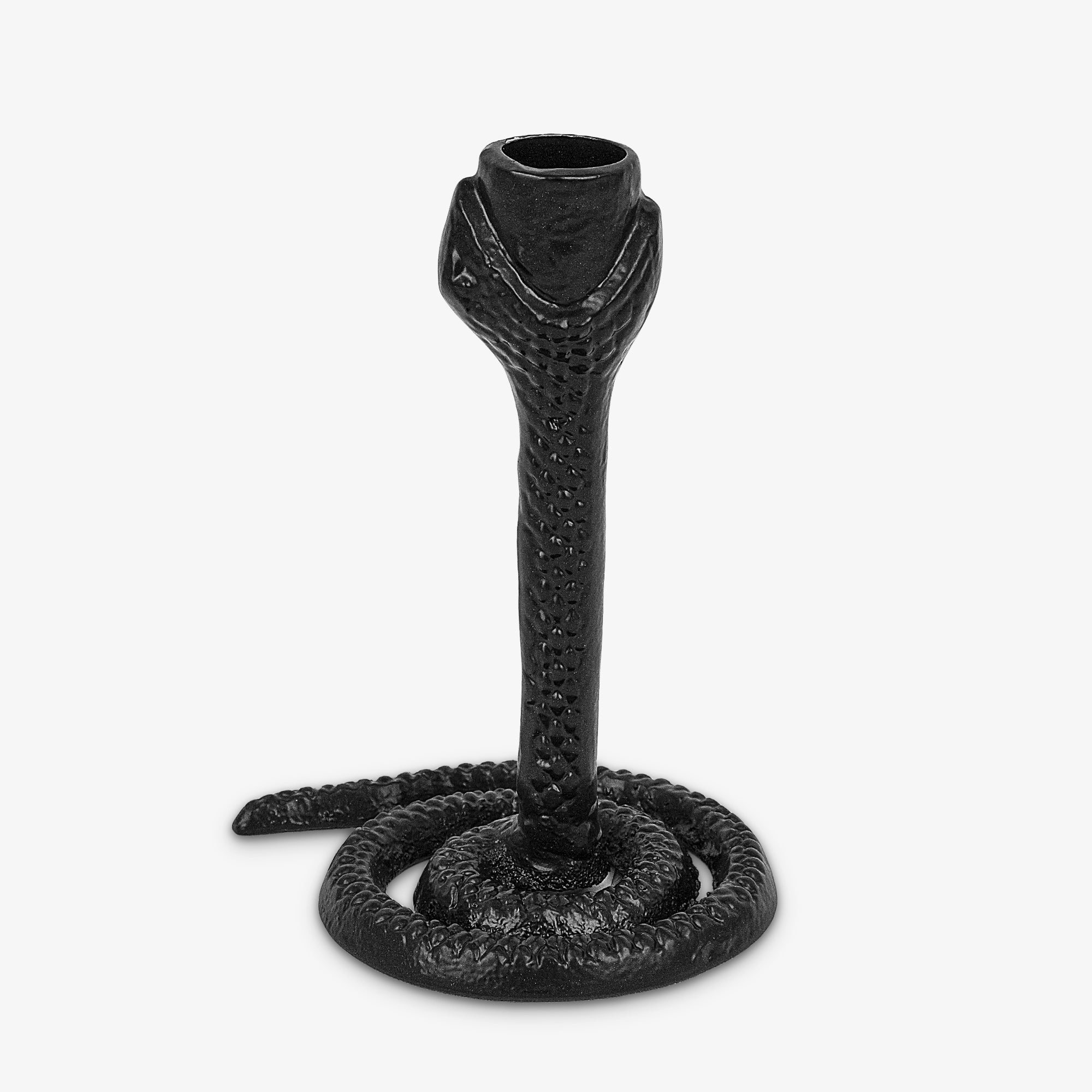 sm-image-3768fd2a3902466855030f67 Black Wrought Iron Snake Taper Holder