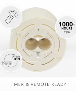 Pearl Ivory Outdoor Flameless Candle Grand Pillar with Remote - Melted Top