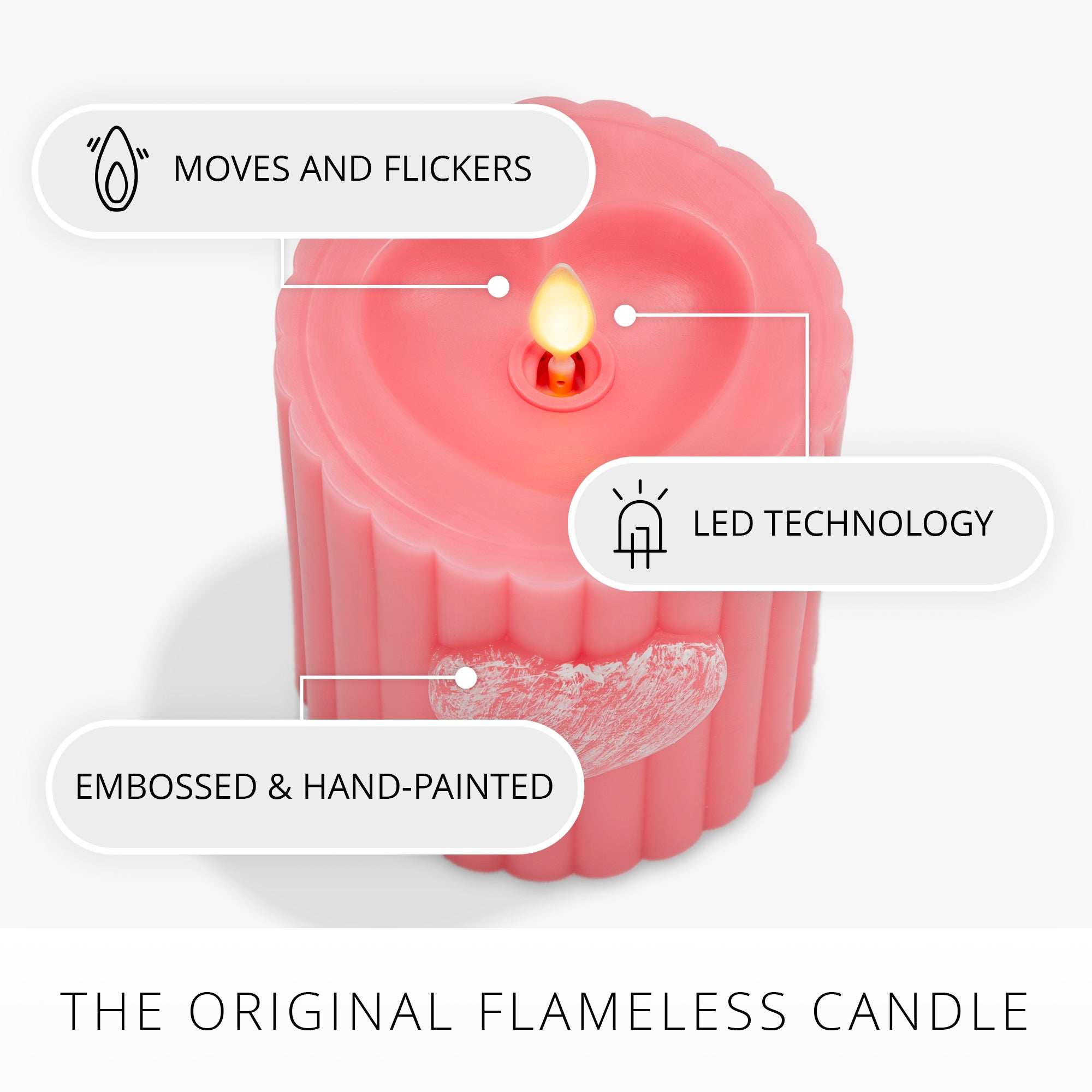 sm-image-3eff3ab80db4a85fb717ae31 Sweet Pink Ribbed Flameless Candle Pillar