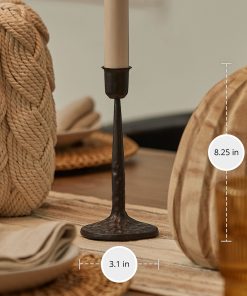 Bronze Wrought Iron Taper Holder