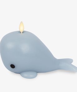 Celestial Blue Flameless Candle Whale