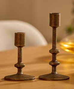 Brass Wrought Iron Modern Taper Holders