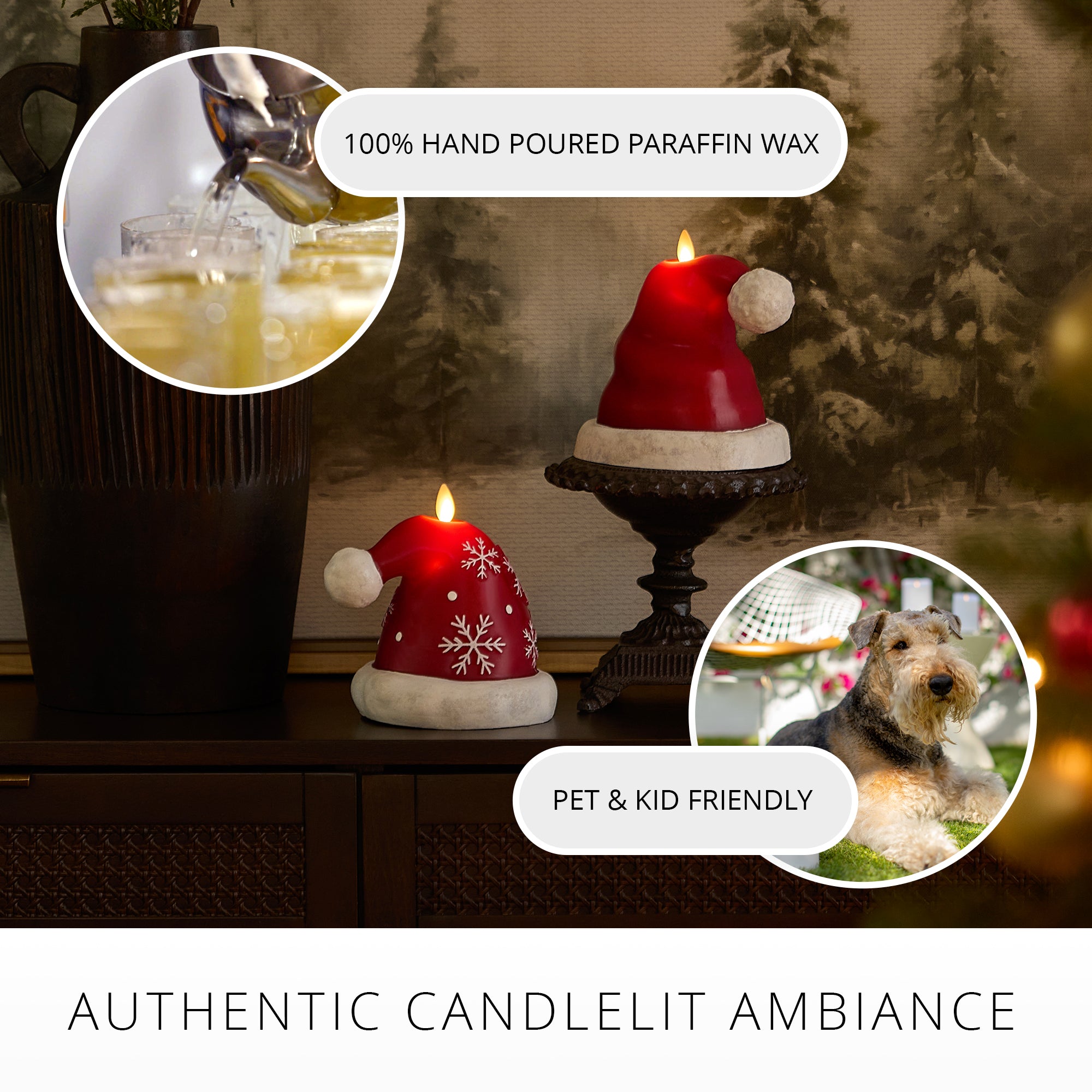 sm-image-472dfa8a93901be52f90c49d Holiday Red Santa Hat Flameless Candle