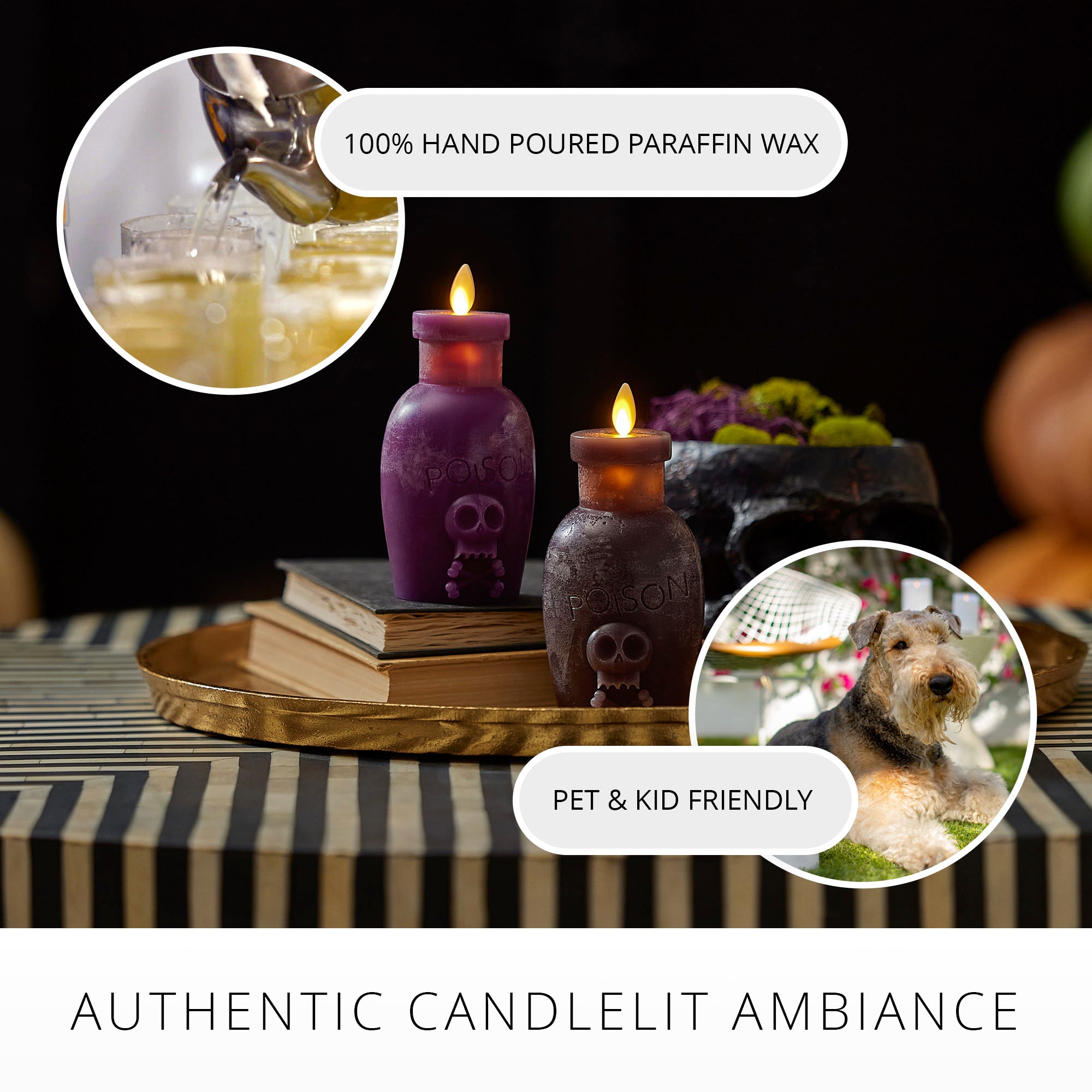sm-image-4774f333036e3944438b683a Dark Chocolate Chalky Flameless Candle Poison Bottle