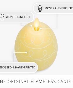Lemon Chiffon Flameless Candle Egg