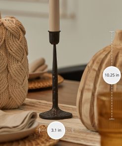 Bronze Wrought Iron Taper Holder
