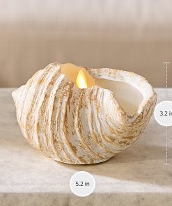 Tun Shell Flameless Candle