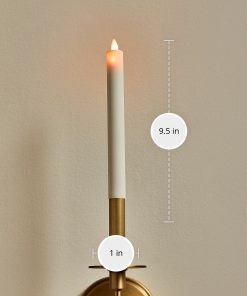 Pearl Ivory Flameless Candle E12 Taper Bulb