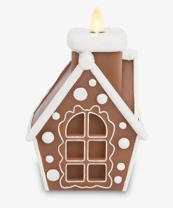 Gingerbread House Flameless Candle