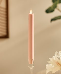 Dusky Rose Flameless Candle Taper