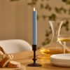 Airy Blue Flameless Candle Taper