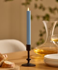 Airy Blue Flameless Candle Taper