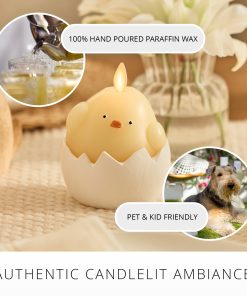 Hatching Chick Flameless Candle Egg