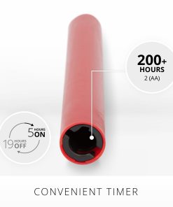 Holiday Red Flameless Candle Taper