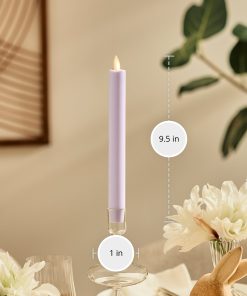 Gentle Lavender Flameless Candle Taper