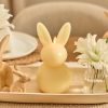 Lemon Chiffon Flameless Candle Bunny