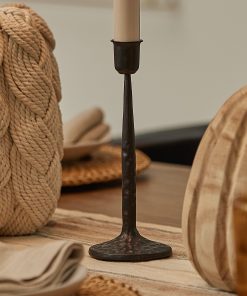 Bronze Wrought Iron Taper Holder