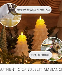 White Swan Flameless Candle Tree