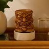 Golden Oak Medium Tiki Candle Holder