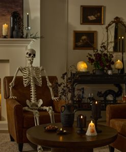 Pearl Ivory Flameless Candle Jack-o'-lantern